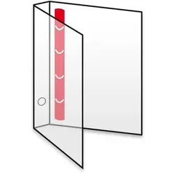 Ringbuch A4, 4 Ringe 35mm PP natur-transparent - Praktisches Ringbuch für Büro, Schule und Zuhause. Schützt Ihre Unterlagen zuverlässig und bietet durch Halteschlitze zusätzliche Stabilität. Ideal für DIN A4 Dokumente mit 42 mm Rückenbreite.