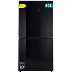 Cecotec Side-by-Side Kühlschrank Bolero CoolMarket 4D 503 Black Glass