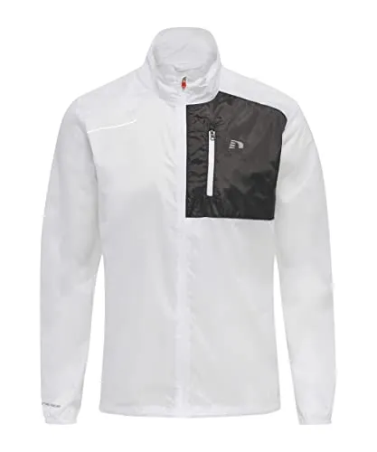 Newline Herren Sportjacke dunkelgrau/offwhite/transparent M - Funktionsjacke für Herren, atmungsaktiv und ideal für sportliche Aktivitäten im Freien.