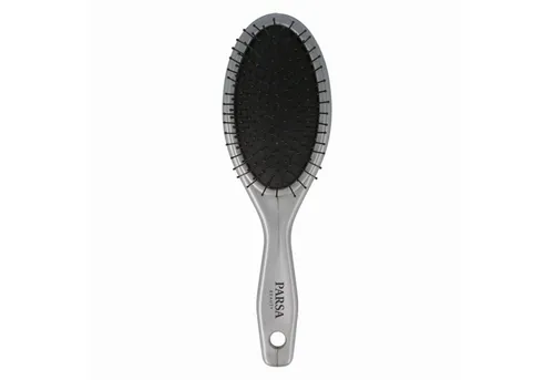 PARSA Beauty Haarbürste PARSA Beauty ESSENTIAL Unicolor Bürste oval Metallpins grau