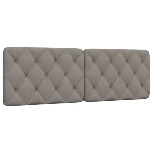 vidaXL Kopfteil-Kissen Taupe 160 cm Stoff von vidaXL