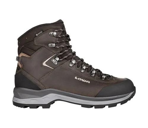 Lowa Ranger GTX Wanderstiefel Herren - Braun EU 44 1/2 - Wanderschuhe für Herren mit wasserdichtem GORE-TEX Futter und innovativer VIBRAM® APPTRAIL DIVO Sohle für optimalen Halt und Komfort auf anspruchsvollen Trails.
