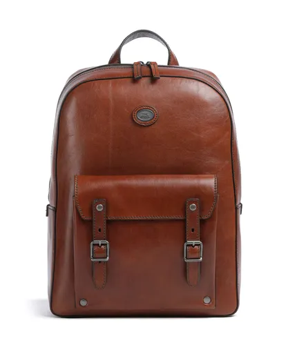 The Bridge Galileo Rucksack - Marrone - Eleganter The Bridge Galileo Rucksack in Marrone, ideal für den Alltag. Mit hochwertigem Leder und praktischen Fächern für optimalen Stauraum.