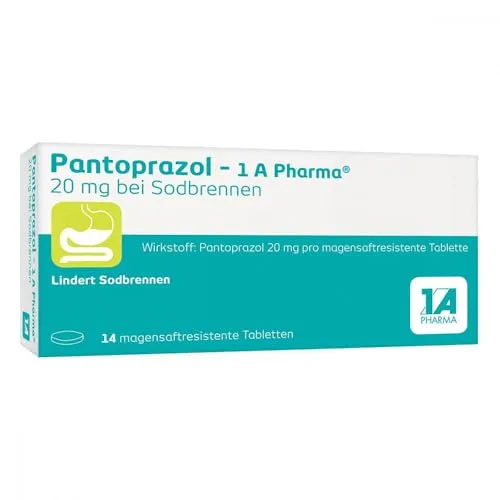 Pantoprazol 1A Pharma 20mg