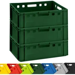 BURI Fleischkiste E2 Dunkelgrün 60x40x20cm von BURI