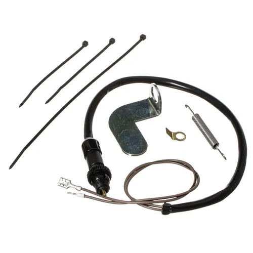 Set Bremslichtschalter mit Befestigungswinkel, schwarz + Kleinteile - KR51/1