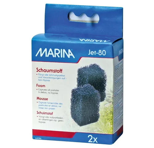 Marina Aquariumfilter Jet 80 Ersatzschwammfilter 2er