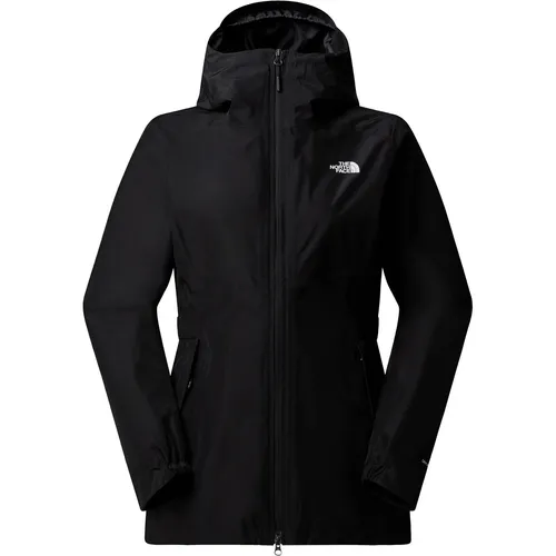 Funktionsmantel THE NORTH FACE W HIKESTELLER PARKA SHELL JACKET - Feminine Funktionsjacke für Damen, wasserdicht und winddicht dank DryVentTM-Technologie – ideal für Outdoor-Aktivitäten und die Stadt.