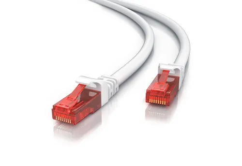 CSL LAN-Kabel, CAT.6, RJ-45 (Ethernet) (3000 cm), CAT 6 Netzwerkkabel UTP Gigabit 1000 Mbit/s Patchkabel - 30m