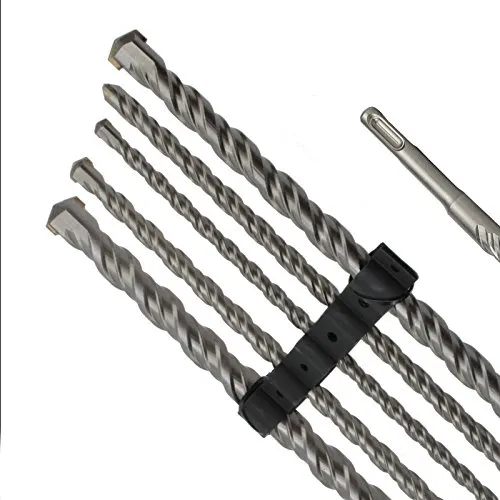 Weischer® - SDS Plus Bohrer Steinbohrer Hammerbohrer Set 8 10 12 16 20 x 600 mm 5tlg Doppelwendel