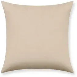 Estella Kissenhülle Atelier, Greige, Textil, Uni, quadratisch, 40x40 cm, Textiles Vertrauen - Oeko-Tex®, Wohntextilien, Bezüge, Kissenbezüge