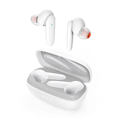 Hama Bluetooth Kopfhörer In Ear - True Wireless mit ANC - Kabellose In Ear Kopfhörer mit aktiver Geräuschunterdrückung, bis zu 20 Stunden Musikgenuss und spritzwassergeschützt nach IPX4 - ideal für Sport und unterwegs.
