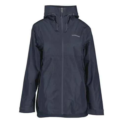 Didriksons Tilde WNS Jacket 4 - Dunkelblaue Funktionsjacke für Damen - Funktionsjacken mit 10.000 mm Wassersäule und verstellbarer Kapuze, ideal für Outdoor-Aktivitäten bei jedem Wetter.
