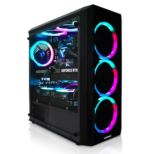 Greed® MK2 Pro - High End Gaming PC mit Ryzen 7 5700X und RTX 5070 - High End PC-Systeme, gefertigt in Österreich mit 32 GB RAM und 1 TB SSD für blitzschnelles Gaming und beeindruckende 4K Raytracing Leistung.