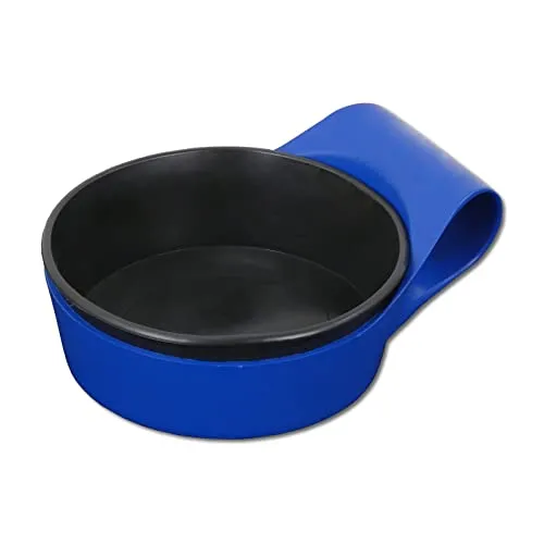 DEWEPRO® Gipsbecher - Anrührbecher - Anrührschale - 2-tlg. mit Tragehalterung aus stabilem Kunststoff - Inhalt: ca. 0,5l - Höhe: 45mm - ø=145mm