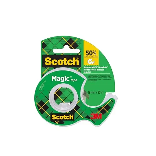 Scotch Klebefilm Magic unsichtbar 19 mm x 25 m im Handabroller