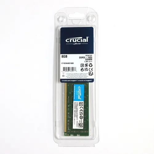 Crucial 8GB PC3L 12800U DDR3 1600MHz Memory DIMM Desktop PC3L12800 RAM