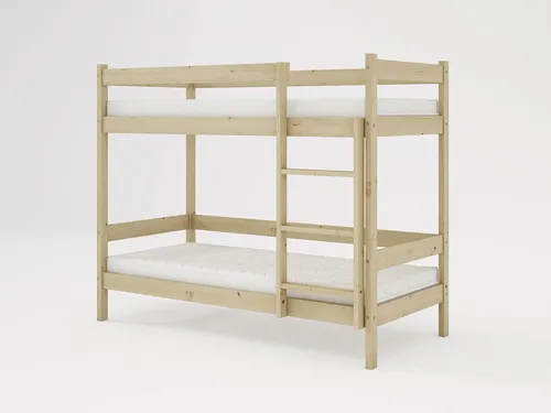 Etagenbett Holzbett für 2 Personen Hochbett 90x200 cm Stockbett Kinderbett