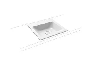 Kaldewei Einbauwaschtisch Cono 3075, 500x500 mm von KALDEWEI