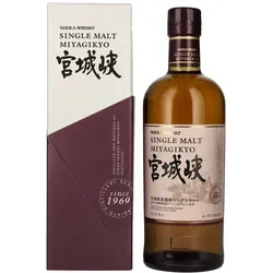 Nikka Miyagikyo Single Malt Whisky 45% Vol. 0,7l - Exquisite Whisky in eleganter Geschenkbox, ideal für besondere Anlässe und Whisky-Liebhaber, Kategorie: Whisky
