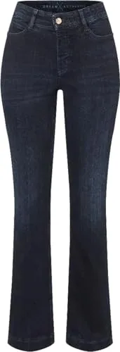 MAC Bootcut-Jeans DREAM BOOT - DREAM Flared Fit Bootcut-Jeans mit elastischem Hyperstretch-Denim für hohen Tragekomfort und eine schlanke Silhouette. Normale Leibhöhe und ausgestellter Saum sorgen für einen modernen Look. Ideal für den Alltag.