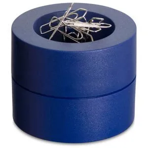 Maul Büroklammerspender 3012337.ECO, MAULpro ECO, magnetisch, mit 15 Klammern, blau