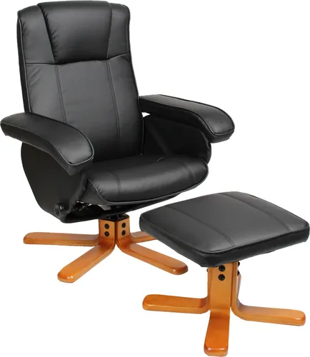 SVITA Relaxsessel CHARLES mit Hocker
