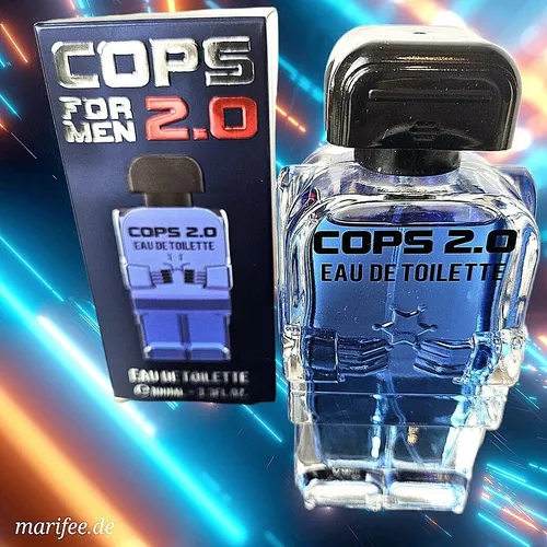 Eau de Toilette, Cops 2,0 for Men, 100 ml, Real Time, Patschuli,  Art.-Nr. 43130