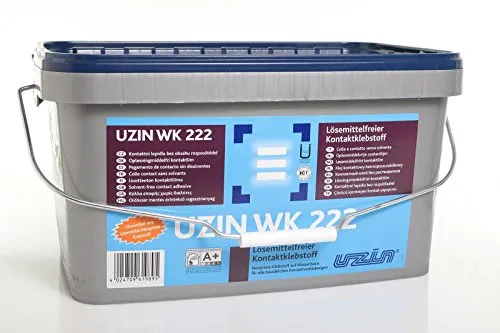 UZIN WK 222 Dispersionskontaktkleber 6 kg Eimer - Hochwertiger Dispersionskontaktkleber im praktischen 6 kg Eimer. Ideal für vielseitige Anwendungen und sorgt für eine zuverlässige Verbindung in der Verarbeitung.