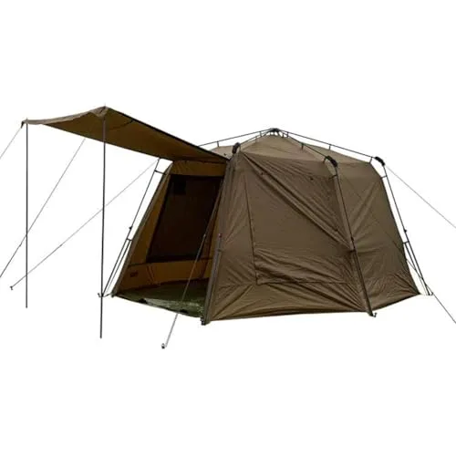 Fox Eos Social Shelter 340x290x205cm - Anglerzelt für Karpfenangler - Zelt für Angler, großzügige Maße von 340x290x205 cm, ideal für gesellige Angelausflüge mit Freunden und Familie.