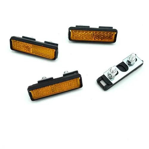 Fahrrad Pedal Reflektoren Pedalstrahler zum schrauben 4 STÜCK