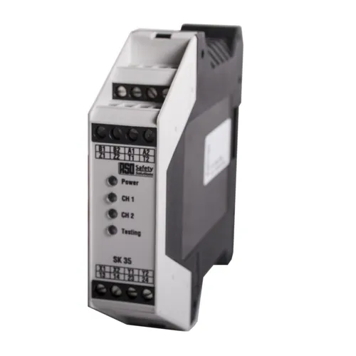 Auswerteeinheit ELMON rail 35-32, Schiebetorschaltleist, Kontaktleiste