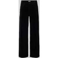 Marc O'Polo Denim Damen Cordhose mit Stretch-Anteil - Damen-Hosen, bequemer Stretch-Anteil für optimalen Tragekomfort und modischen Straight Leg Schnitt