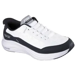 Skechers Herren Contour Foam Cozy Fit Slip-In-Sneaker – Weiß, 48.5 EU - Genießen Sie den Komfort der Skechers Freihändigen Slip-Ins mit exklusivem Fersenkissen für optimalen Halt. Die weichen, gesteppten Materialien bieten eine gemütliche Passform, während die leichte Contour Foam Zwischensohle jeden Schritt erleichtert.