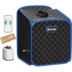 COSTWAY 2L Mini Dampfsauna