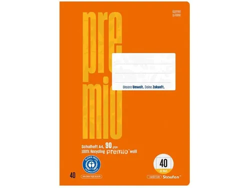 Staufen Schulheft Staufen 'Premio' Doppelschulheft DIN A4, Lineatur