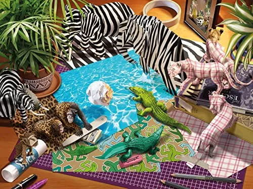 Ravensburger 16822 Origami Abenteuer - 1500 Teile Puzzle für Erwachsene, entspannendes Design und hochwertige Soft Click Technologie, 80x60cm