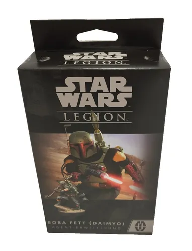 Asmodee FFGD4698 - Star Wars Legion: Boba Fett (Daimyo) Erweiterung - Tabletop Spiel mit Boba Fett, dem legendären Kopfgeldjäger, der mit einzigartigen Fähigkeiten und Strategien das Spiel auf ein neues Level hebt.