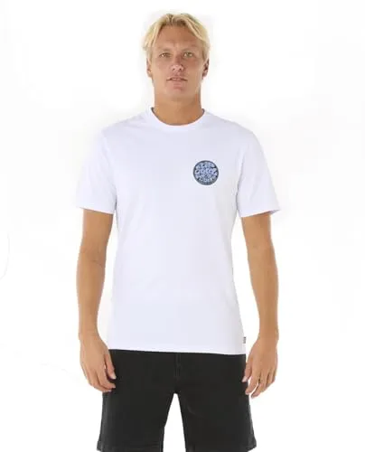 Rip Curl 2025 Männer Wettie Passage Icon Tee 0JIMTE - White von Rip Curl