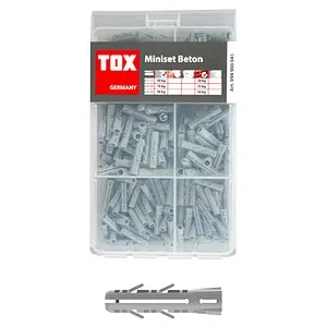 TOX Miniset Barracuda 094900041 Spreizdübel-Sortiment, 245-teilig