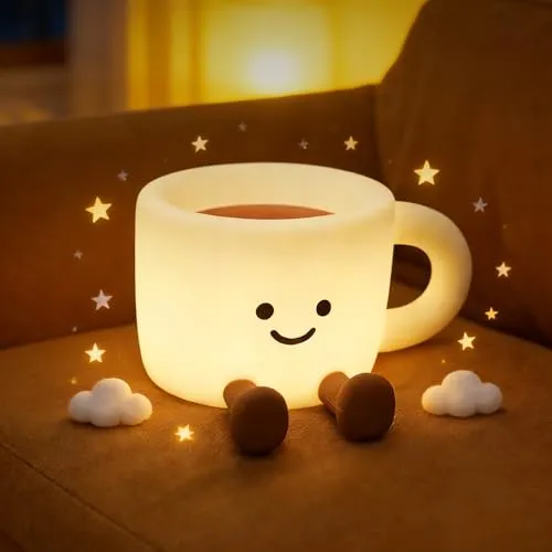 Gemmac Nachtlicht Kinder Silikon Touch Stilllicht Cute Nachttischlampe