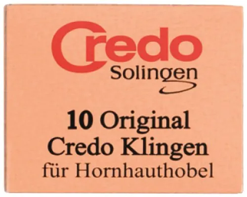 Credo 47131 Klingen für Hornhauthobel, 10 Stück