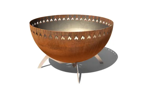 Grillrost.com Feuerschale in Cortenstahloptik von Grillrost.com BBQ