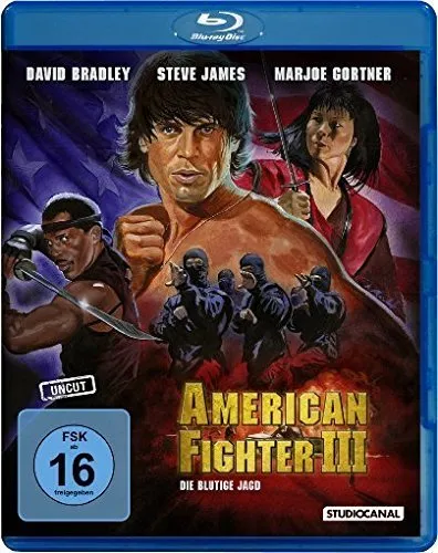 American Fighter 3 – Die blutige Jagd - David Bradley, Steve James - Blu Ray