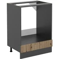 Vicco Herdumbauschrank R-Line Artisan-Eiche/Anthrazit 60 cm ohne Arbeitsplatte