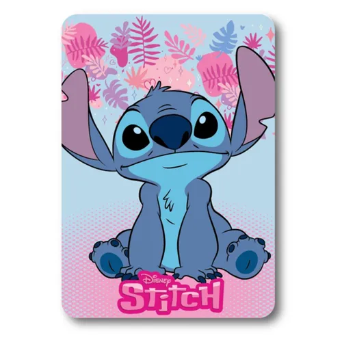 Disney Stitch Fleecedecke Kuscheldecke 100x140 cm Kinder Decke weich warm