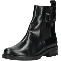 GABOR Stiefelette Leder/Textil - Damen Schwarz, Gr. 39 - Elegante Stiefelette aus hochwertigem Leder-Textil-Mix, ideal für jedes Outfit. Mit elastischem Einsatz und Wechselfußbett für optimalen Tragekomfort.