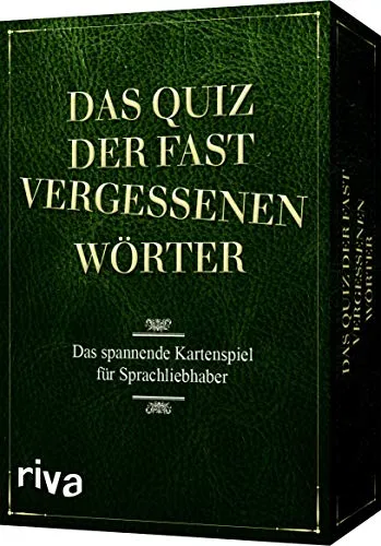 Das Quiz der fast vergessenen Wörter: Spannendes Kartenspiel für Sprachliebhaber - Fachbücher Linguistik, fördert Wortschatz und Sprache spielerisch und macht Lernen unterhaltsam.
