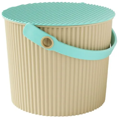 Hachiman Eimer S beige türkis