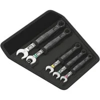 Wera 05004178001 Bicycle Set 10 - 5-teiliges Ringmaulschlüssel-Set, ideal für enge Schraubsituationen am Fahrrad mit spezieller Maulgeometrie